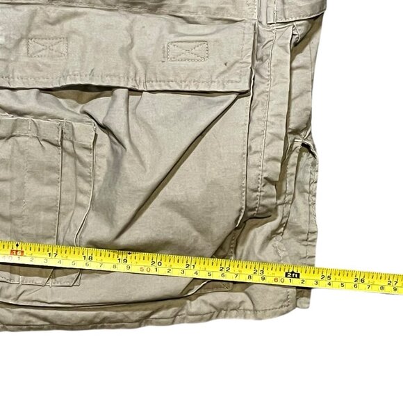 Banana Republic Men Safari Travel Vest Photographer Fishing Cargo 16+ Pockets L - Picture 9 of 16
